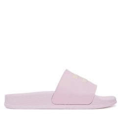 Klapki Elisabetta Franchi. Czerwone klapki damskie Elisabetta Franchi, bez wzorów, sportowe, bez obcasa, bez zapięcia. Za 259.99 zł.