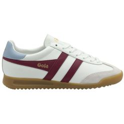 Sneakersy damscy Gola Torpedo Leather Trainer. Białe obuwie sportowe damskie Gola, bez wzorów, bez zapięcia. Za 449.00 zł.