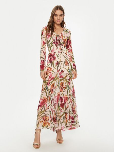 Marciano Guess Sukienka wieczorowa 5RGK41 9603Z Kolorowy Regular Fit. Sukienki damskie Marciano Guess, z aplikacjami, z syntetyku, wizytowe, bez kołnierzyka, bez ramiączek. Za 669.99 zł.