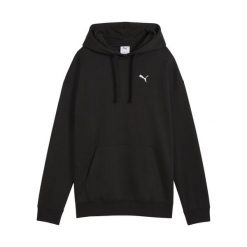 Bluza damska z kapturem Puma ESS Relaxed. Czarne bluzy damskie Puma, bez wzorów, eleganckie, bez ramiączek, z kapturem. Za 289.51 zł.