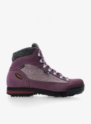 Buty trekkingowe damskie AKU Ultra Light Warm GTX. Fioletowe obuwie trekkingowe damskie Aku, z gore-texu, przed kolano, bez zapięcia. Za 922.89 zł.