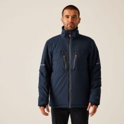 Kurtka robocza ocieplana męska X-Pro Marauder. Niebieskie kurtki męskie Regatta, na zimę, m, bez wzorów, sportowe, bez kaptura. W wyprzedaży za 487.49 zł.