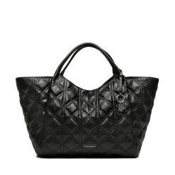 Torebka Emporio Armani. Czarne shopperki damskie Emporio Armani, bez wzorów, bez dodatków. Za 1,099.00 zł.