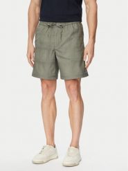 BOSS Szorty materiałowe Sandrew 50559371 Szary ciemny Regular Fit. Szare szorty męskie Boss, bez wzorów, z bawełny. Za 599.99 zł.