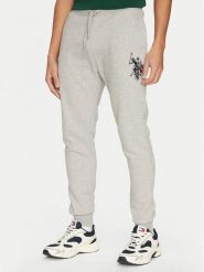 U.S. Polo Assn. Spodnie dresowe MUP2038 Szary Regular Fit. Szare spodnie sportowe męskie U.S. Polo Assn., m, bez wzorów, z bawełny. Za 149.99 zł.