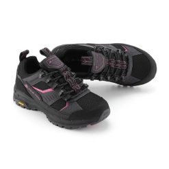 Buty niskie trekkingowe Alpine Pro Nogere Vibram. Czarne trekkingi męskie Alpine Pro, z materiału, bez zapięcia. Za 799.00 zł.