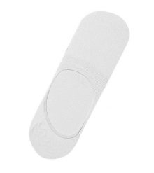 Stopki, Białe Krótkie Skarpetki, Gładkie, Jednokolorowe, do Mokasynów, Balerin -EM Men's Access. Białe skarpety męskie Em men's accessories, bez wzorów, z bawełny. Za 19.99 zł.