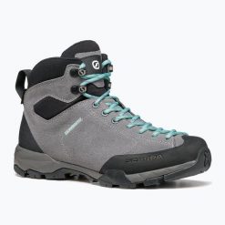 Buty turystyczne damskie SCARPA Mojito Hike GTX. Szare obuwie trekkingowe damskie Scarpa, bez zapięcia. Za 789.99 zł.