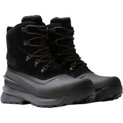 Buty trekkingowe męskie The North Face M Chilkat V Lace WP. Czarne trekkingi męskie The North Face, z gumy, bez zapięcia. Za 579.00 zł.