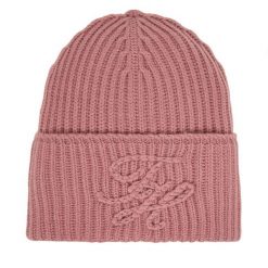 Czapka Tommy Hilfiger. Czerwone czapki damskie Tommy Hilfiger, na zimę, bez wzorów. Za 299.99 zł.