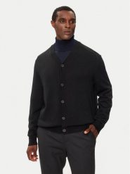 Armani Exchange Kardigan 6DZE1G ZM1LZ 1200 Czarny Regular Fit. Czarne swetry męskie Armani Exchange, m, bez wzorów, z syntetyku, bez kołnierzyka, bez ramiączek. Za 339.99 zł.