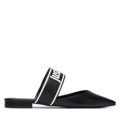 Baleriny Just Cavalli. Czarne balerinki damskie Just Cavalli, bez wzorów, bez obcasa, bez zapięcia. Za 854.99 zł.