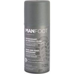 Dezodorant do obuwia i stóp MANFOOT - K030. Niebieskie piżamy męskie Manfoot, bez wzorów, bez kołnierzyka, bez ramiączek. Za 24.99 zł.