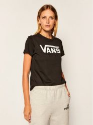 Vans T-Shirt Flying V Crew Tee VN0A3UP4 Czarny Regular Fit. Czarne t-shirty damskie Vans, xs, bez wzorów, z bawełny, bez kołnierzyka, bez ramiączek. Za 79.99 zł.