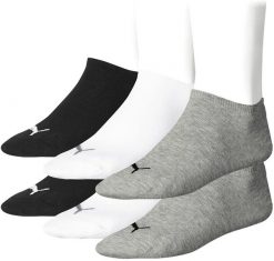 Skarpety męskie Puma 3-PAK. Czerwone skarpety męskie Puma, bez wzorów, z materiału. Za 43.99 zł.