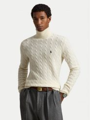 Polo Ralph Lauren Golf 710876836500 Kremowy Regular Fit. Białe swetry męskie Polo Ralph Lauren, m, bez wzorów, z wełny, bez kołnierzyka, bez ramiączek. Za 1,103.99 zł.