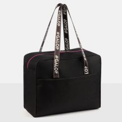 Torba jeździecka Galop Wear Shopper dla koniary. Czarne torby na laptopa damskie GALOP WEAR, bez wzorów, z poliesteru. Za 99.00 zł.