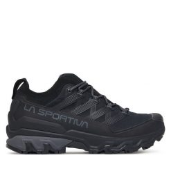 Trekkingi La Sportiva. Czarne buty zimowe męskie La Sportiva, bez wzorów, bez obcasa, bez zapięcia. Za 919.99 zł.