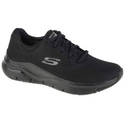 Buty sportowe Sneakersy damskie, Arch Fit-Big Appeal. Brązowe obuwie sportowe damskie Skechers, bez wzorów, bez zapięcia, trekkingowe. Za 379.99 zł.