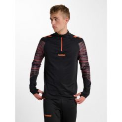 Bluza dresowa 1/2 zip Hummel Blaze Pro. Brązowe bluzy damskie Hummel, na zimę, bez wzorów, z dresówki, bez ramiączek, bez kaptura. W wyprzedaży za 170.00 zł.