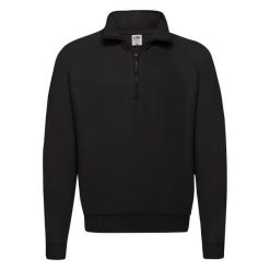 Klasyczna Bluza Rozpinana Dla Dorosłych Unisex. Czarne bluzy męskie fruit of the loom, m, bez wzorów, klasyczne, bez ramiączek, bez kaptura. Za 138.99 zł.