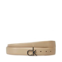 Pasek Calvin Klein. Brązowe paski damskie Calvin Klein, bez wzorów. Za 119.99 zł.