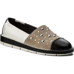 Półbuty HISPANITAS - Maui-V8 CHV86739 Black/Taupe. Brązowe półbuty damskie Hispanitas, bez wzorów, ze skóry, bez obcasa, na płaskiej podeszwie, bez zapięcia. W wyprzedaży za 299.00 zł.