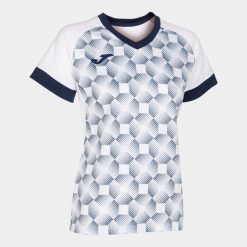 Koszulka do piłki nożnej damska Joma Supernova III. Czarne bluzki damskie Joma, s, bez wzorów, sportowe, bez kołnierzyka, bez ramiączek. Za 38.99 zł.
