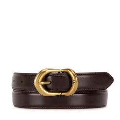 Pasek Damski GINO ROSSI. Brązowe paski damskie Gino Rossi, bez wzorów. Za 129.99 zł.