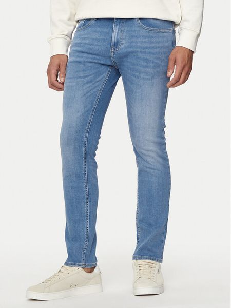 Tommy Jeans Jeansy Scanton DM0DM20202 Niebieski Slim Fit. Niebieskie jeansy męskie Tommy Jeans, z bawełny. Za 279.99 zł.