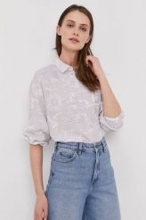 LEE LS RESORT SHIRT DAMSKA KOSZULA MATERIAŁOWA LILAC HUNT L49VZGQC 112111135. Koszule damskie Lee, l, bez wzorów, z materiału, bez kołnierzyka, bez ramiączek. Za 129.99 zł.