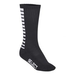 Skarpety piłkarskie treningowe męskie długie Select Striped czarne. Czarne skarpety męskie Select, bez wzorów. Za 109.00 zł.