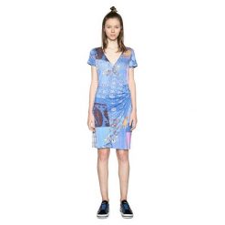 Desigual Sukienka damska Vest All Of Me 18SWVKBH 5202 (rozmiar XS). Spódnice damskie Desigual, xs, bez wzorów, bez kołnierzyka, bez ramiączek. W wyprzedaży za 167.00 zł.