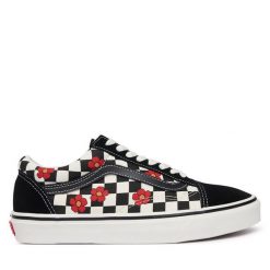 Tenisówki Vans. Czarne trampki i tenisówki damskie Vans, bez wzorów, bez zapięcia. Za 399.99 zł.