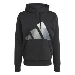 Bluza polarowa ADIDAS M ESS HLD HD Czarny. Czarne bluzy sportowe męskie Adidas, m, bez wzorów, z polaru, bez kaptura, trekkingowe. Za 223.00 zł.