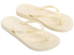 Klapki damskie japonki Ipanema Anat. Brązowe klapki damskie Ipanema, bez wzorów, z materiału, bez obcasa, bez zapięcia. Za 69.00 zł.