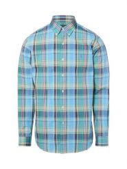 Polo Ralph Lauren Koszula męska - Custom Fit Mężczyźni Regular Fit Bawełna niebieski|zielony|wielokolorowy w kratkę, XL. Niebieskie koszule męskie Polo Ralph Lauren, m, bez wzorów, z bawełny, klasyczne, bez kołnierzyka, bez ramiączek. Za 729.95 zł.