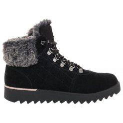 Skechers Damskie Buty Trekkingowe Bobs Mountain Kiss Czarne Zamsz 36,5. Czarne obuwie trekkingowe damskie Skechers, z zamszu, bez zapięcia. Za 314.99 zł.