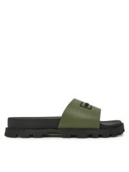 Hunter Klapki HFRU0005251 Zielony. Zielone klapki damskie Hunter, bez wzorów, z tworzywa sztucznego, bez obcasa, bez zapięcia. Za 129.99 zł.