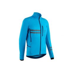 Kurtka zimowa na rower RC500 męska. Czarne kurtki męskie TRIBAN, m, bez wzorów, z elastanu, bez kaptura. Za 309.99 zł.
