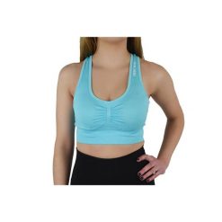 Biustonosz sportowy damski GymHero Miami Cute Bra. Niebieskie bielizna sportowa damska Gym Hero, s, bez wzorów, z elastanu. Za 69.99 zł.