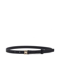 Pasek Tommy Hilfiger. Czarne paski damskie Tommy Hilfiger, bez wzorów. Za 209.99 zł.