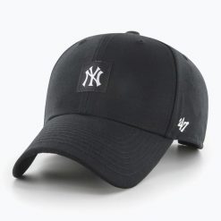 Czapka z daszkiem 47 Brand MLB New York Yankees Compact Snap MVP. Czarne czapki damskie 47 Brand, bez wzorów. Za 94.99 zł.