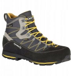 Buty trekkingowe męskie Aku M'S TREKKER LITE III WIDE GTX, anthracite/ mustard, 46.5. Żółte trekkingi męskie Aku, bez zapięcia. Za 687.87 zł.