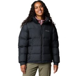 Kurtka sportowa damska Pike Lake Full Zip Jacket. Czarne kurtki sportowe damskie Columbia, l, bez wzorów, z materiału, bez ramiączek, bez kaptura, trekkingowe. Za 479.99 zł.