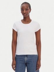 BOSS T-Shirt C_Ecute 50554675 Biały Slim Fit. Białe t-shirty damskie Boss, xl, bez wzorów, z bawełny, bez kołnierzyka, bez ramiączek. Za 279.99 zł.