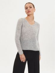 Max Mara Leisure Sweter Fresis 2426366118 Szary Relaxed Fit. Szare swetry nierozpinane damskie Max Mara Leisure, m, bez wzorów, z syntetyku, bez kołnierzyka, bez ramiączek. Za 479.99 zł.