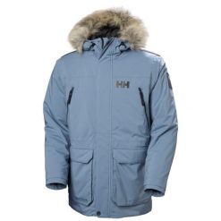 Parka Helly Hansen Reine. Niebieskie parki męskie Helly Hansen, bez wzorów, sportowe, bez kołnierzyka, bez kaptura. Za 1,290.00 zł.