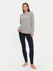 Tommy Hilfiger Piżama UW0UW05639 Kolorowy Regular Fit. Piżamy damskie Tommy Hilfiger, bez wzorów, z bawełny, bez ramiączek. Za 289.99 zł.