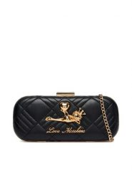 LOVE MOSCHINO Torebka JC4270PP0OKH100C Czarny. Czarne torebki do ręki damskie Love Moschino, bez wzorów, ze skóry, bez dodatków. Za 839.99 zł.